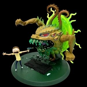 Rick and Morty Adult Swim Morty Monster Mayhem Plastic figurine.